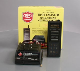 Crest Cre - 55470 10 Channel Train Engineer Walk - Around Control System Ex/box