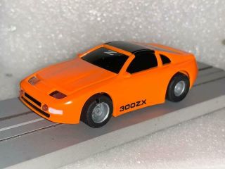 Tyco 300zx Orange Nissan Z Slot Car