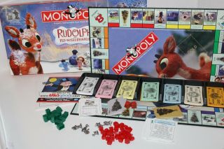 Monopoly Rudolph The Red Nosed Reindeer Collector 