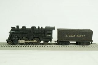 Lionel Post War O Scale 2 - 4 - 2 Steam Engine 1060 & Tender No Box A1