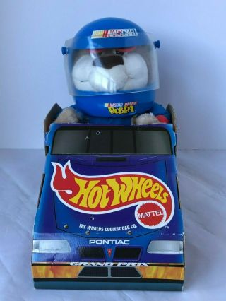1999 Nascar Driver Hot Wheels Racing Talking Bubba The Bear Doll 12” Plush