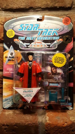1994 Playmates Star Trek The Next Generation Q In Judges Robe Figure Vtg 5 " Tng