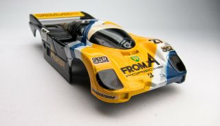 Authentic Japanese Release Tyco From A Porsche 962 Body W/ Window & 27 Decals 2