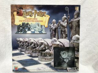 Harry Potter Wizard Chess Set 2002 Mattel 100 Complete