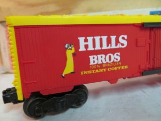 LIONEL TRAIN HILLS BROS BROTHERS COFFEE BILLBOARD REEFER CAR W/BOX 6 - 9879 3