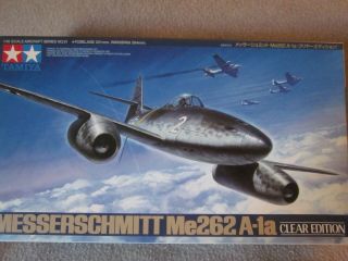 Messerschmitt Me 262 - 1a Tamiya 1/48 Model Kit Clear Edition