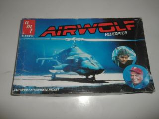 Amt Ertl 1/48 Airwolf Helicopter Plastic Model Kit