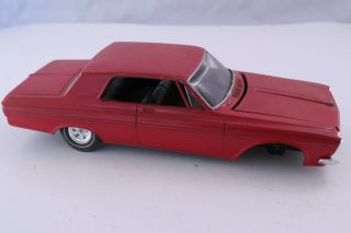 Vintage 1963 Plymouth Fury Muscle Car 1:25 Promo Built Model Car Kit Junkyard