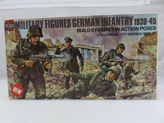 Airfix Military Figures German Infantry Wwii 1/32 Scale Model Kit Unbuilt