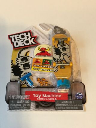 Tech Deck Toy Machine Skateboards Fingerboard Series 6 Spin Master (ultra Rare)