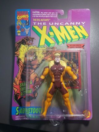 Vintage Sabretooth Action Figure Uncanny X - Men Evil Mutant Toy Biz 1992