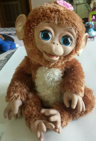Furreal Friends Cuddles My Giggly Monkey Pet Interactive A1650 Vintage Toy
