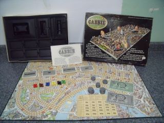 Vintage Cabbie Board Game 1971 Made In England 100 Complete Vgc