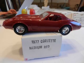 1977 Chevrolet Corvette Promo - Medium Red - With Box