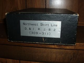 Northwest Short Line Ho Scale Brass Dm&ir 2 - 8 - 2 Steam Locomotive