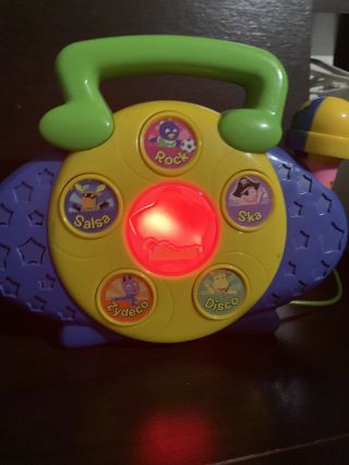 The Backyardigans Musical Toy Radio Microphone Boombox Nick Jr Mattel 2
