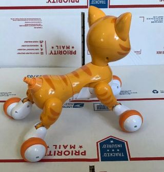 Zoomer Kitty Interactive Cat - Yellow - No Charger 2