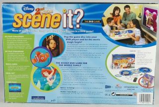 Disney Scene It 2nd Edition DVD Game Mattel 2007 Pixar,  Family Trivia Game 2