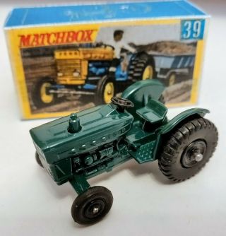 Matchbox Superfast Lesney 39 Ford Tractor Custom/crafted Box