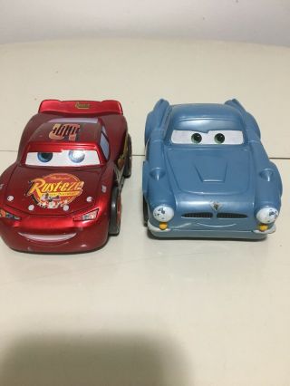 " Cars " Lightning Mcqueen And Fin Mcmissile Shake 