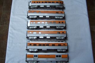 Mth Set Of 6 Denver And Rio Grande 13 Inch Passenger Cars With Boxes