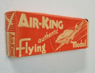 Air King Model Curtiss Xf6c - 6 Navy Airplane Balsa Wood Kit Box 12 " Wing Span