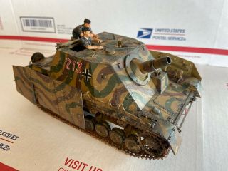 BUILT 1/35 Tamiya WW2 German Infantry Support Tank With Crews 2
