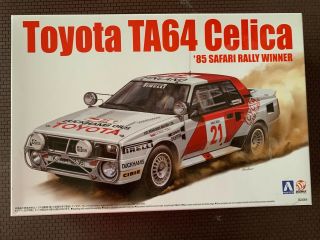 Aoshima - 1/24 Toyota Ta64 Celica - 85 Safari Rally Winner