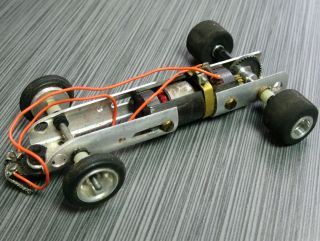 Slot Car Mpc Dyn - O - Charger 400 Competition Chassis Vintage 1/24 Scale