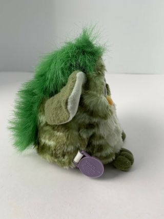 Vintage 1999 Furby Tiger Electronics 70 - 800 Green Camouflage Brown Eyes 2