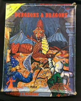 D&d Basic Set,  Second Edition,  1978,  With City Of Barnacus Campaign Module
