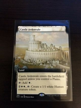 Magic The Gathering Throne Of Eldraine Castle Ardenvale Extended Art