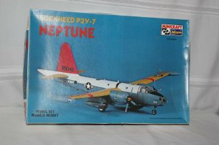 Vintage Hasegawa MiniCraft Model 1/72 P2V - 7 Neptune Lockheed WW2 Airplane 1082 2