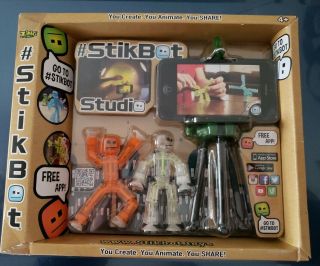 Stikbot Studio: Orange Stikbot & Clear Stikbot,  Tst615