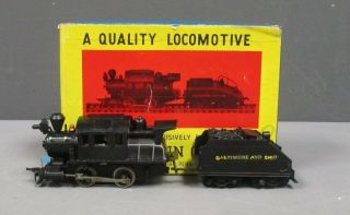 Ghc Ho Train Co.  Ho Scale Die - Cast Baltimore & Ohio 0 - 4 - 0 Camelback With Tender