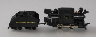 GHC HO Train Co.  HO Scale Die - Cast Baltimore & Ohio 0 - 4 - 0 Camelback With Tender 2