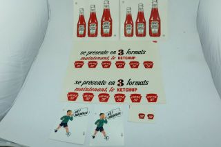 Minnitoy (otaco) Heinz Ketcup Delivery Truck Decal Set - Canada - (french)