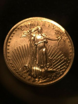 1990 Us American Eagle Gold 5$ 1/10 Oz Gold
