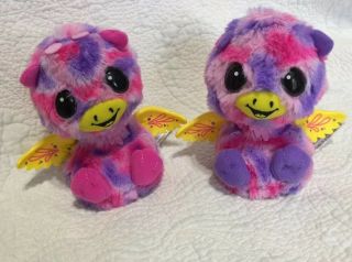 Hatchimals Hatched Surprise Twins Giraven Pink Purple Interactive