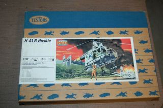 1/32 Kaman H - 43 B Cold War U.  S.  Air Force Rescue Helicopter In Open Box