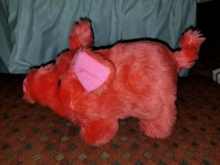 Pudgey The Piglet Battery Operated Plush Pig By Iwaya Corporation 1986 10 "