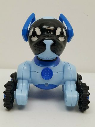 WowWee Chippies Robotic Remote Control Interactive Puppy Dog Blue Chipper E 2