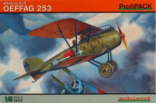 Eduard 1:48 Albatros D.  Iii Oeffag 253 Profipack Plastic Model Kit 8242u