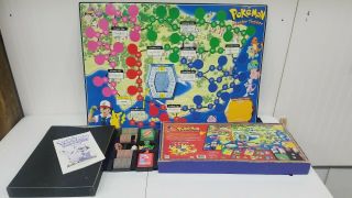 1999 Pokemon Master Trainer Board Game Near Complete