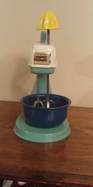 Vintage Alps Junior Mixer Tin Toy Battery Operated 2