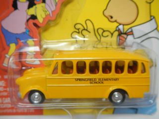 Johnny Lightning The Simpsons School Bus Real Riders 2