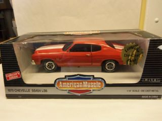 Ertl American Muscle 1:18 Scale 1970 Chevelle Ss454 Ls6.  Exclusive Color