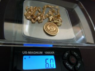14k Yellow Gold; Solid 6.  0 Grams Of 14k; Scrap It Or Wear It