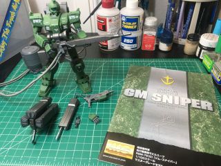 Gundam Mg Master Grade 1/100 Gm Sniper Bandai Model Kit Built Assembled