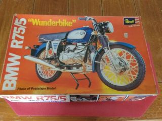 1/8 Scale 1973 Revell Bmw R75/5 " Wunderbike " Motorcycle Model Kit
